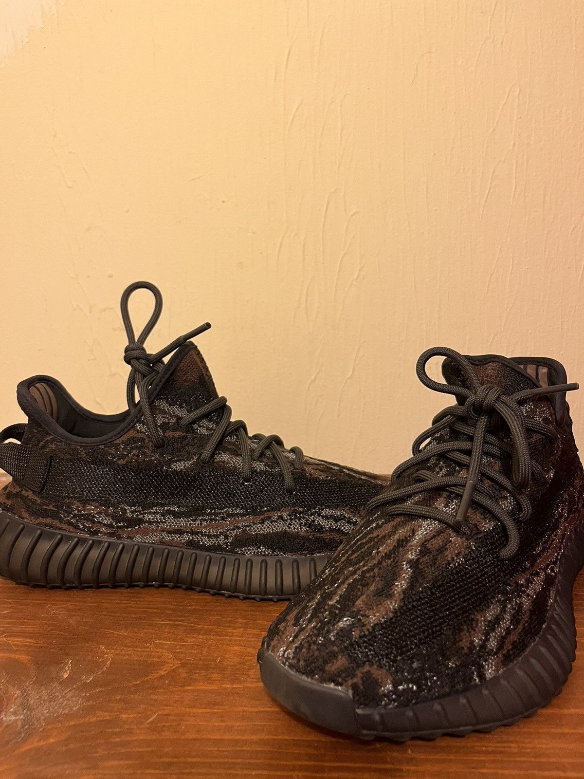image of Adidas Yeezy Boost 350 V2 Mx Rock Size 8 Shoes in Black, Men's