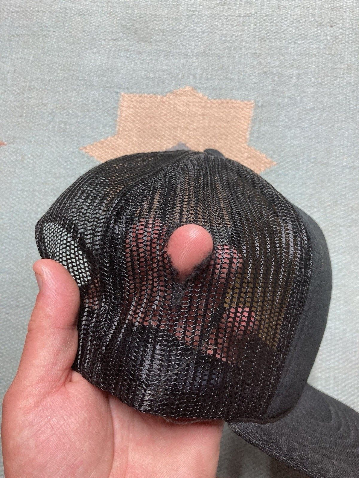 Vintage trucker hat Con Agra Deckerville Michigan farm distressed Size ONE SIZE - 3 Thumbnail