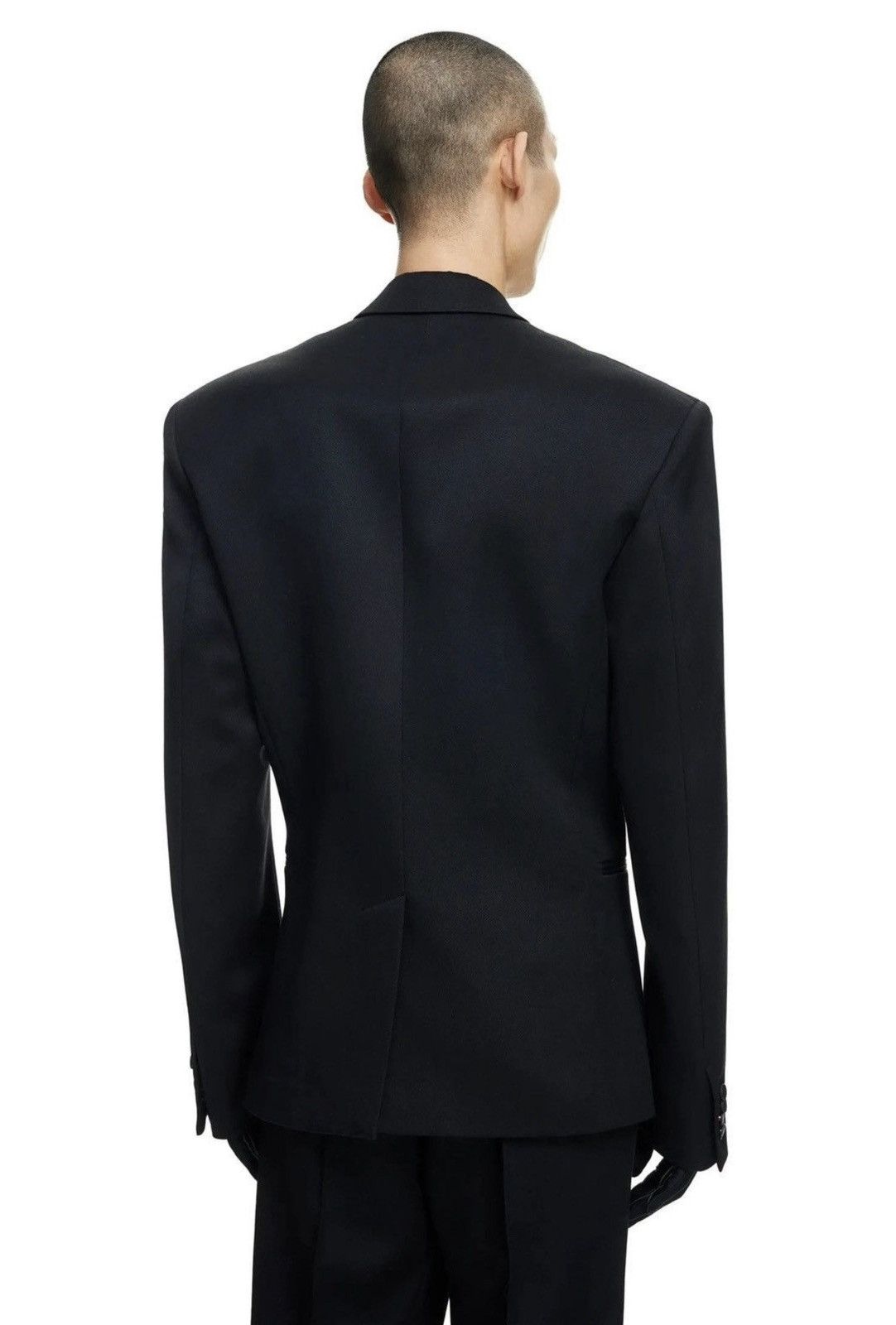 Mugler H&M x Mugler Structured Wool Blazer 42R EU52 Size 42R - 14 Thumbnail