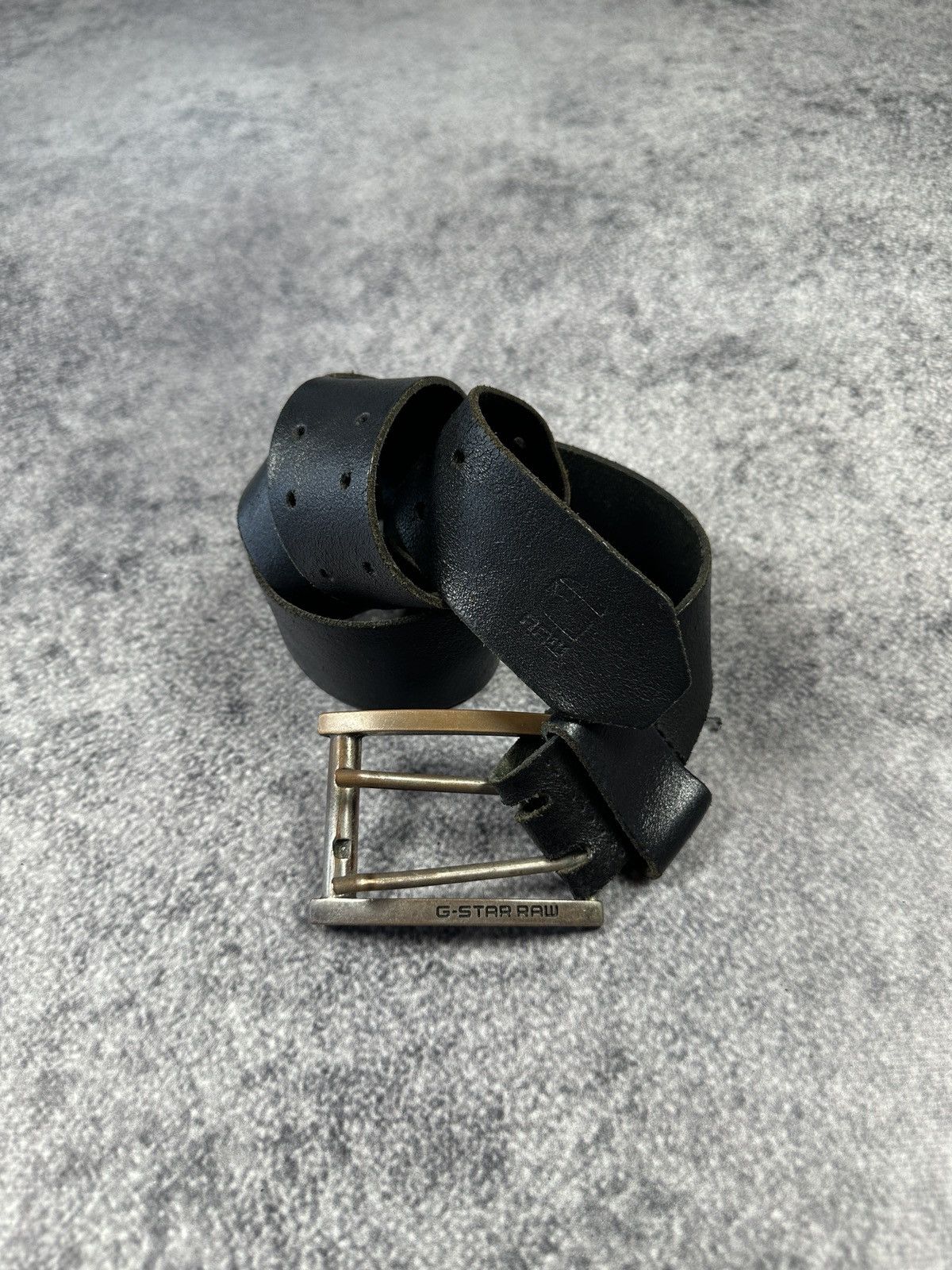 G-Star Y2K Vintage G-star Raw Logo Leather Belts Streetwear USA Size ONE SIZE - 1 Thumbnail
