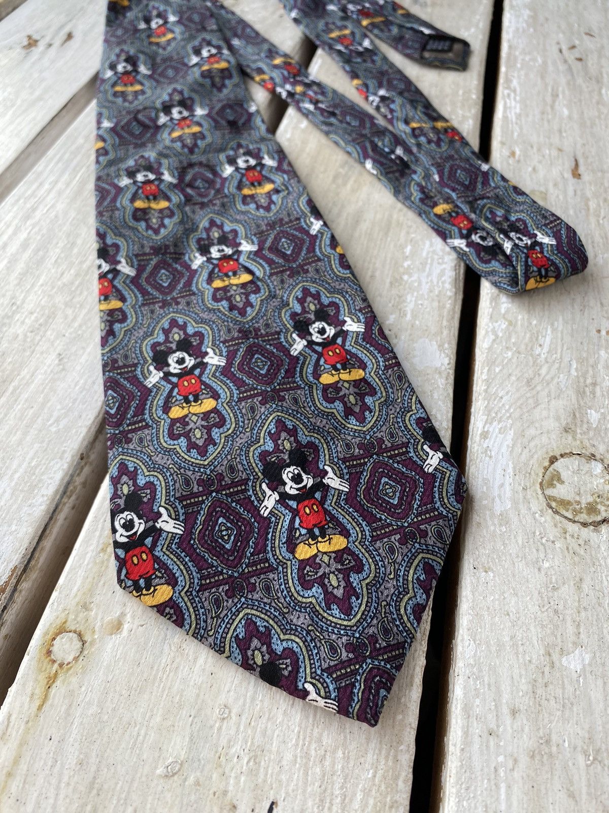 Disney × Vintage VINTAGE 80s 90s Mickey Mouse Logo DISNEY TIE Size ONE SIZE - 2 Thumbnail