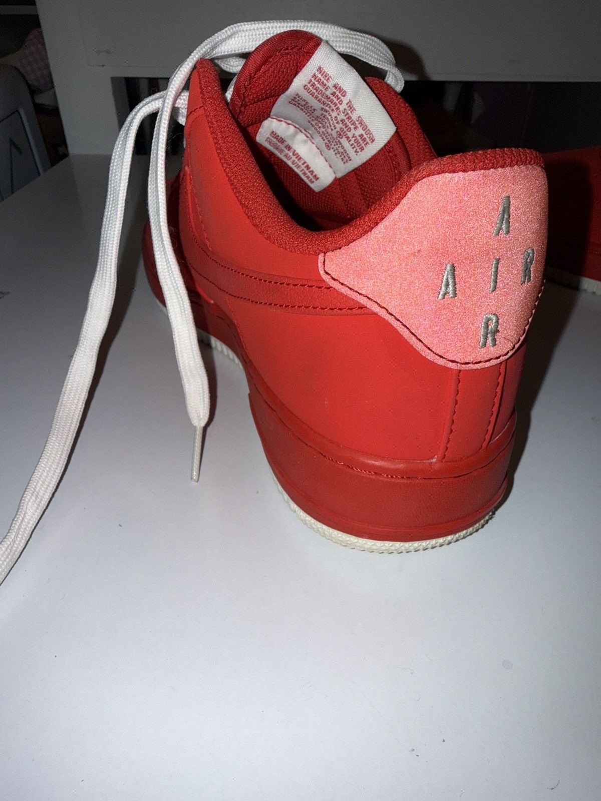 Nike Air Force 1 - red/white Size US 9 / EU 42 - 8 Thumbnail