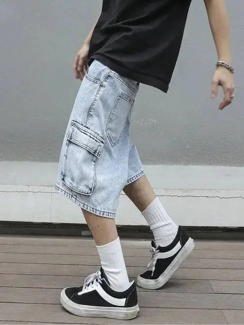 Other Michiko x Etou Cargo Denim jeans jorts Y2K Drip shorts Size US 32 / EU 48 - 5 Thumbnail