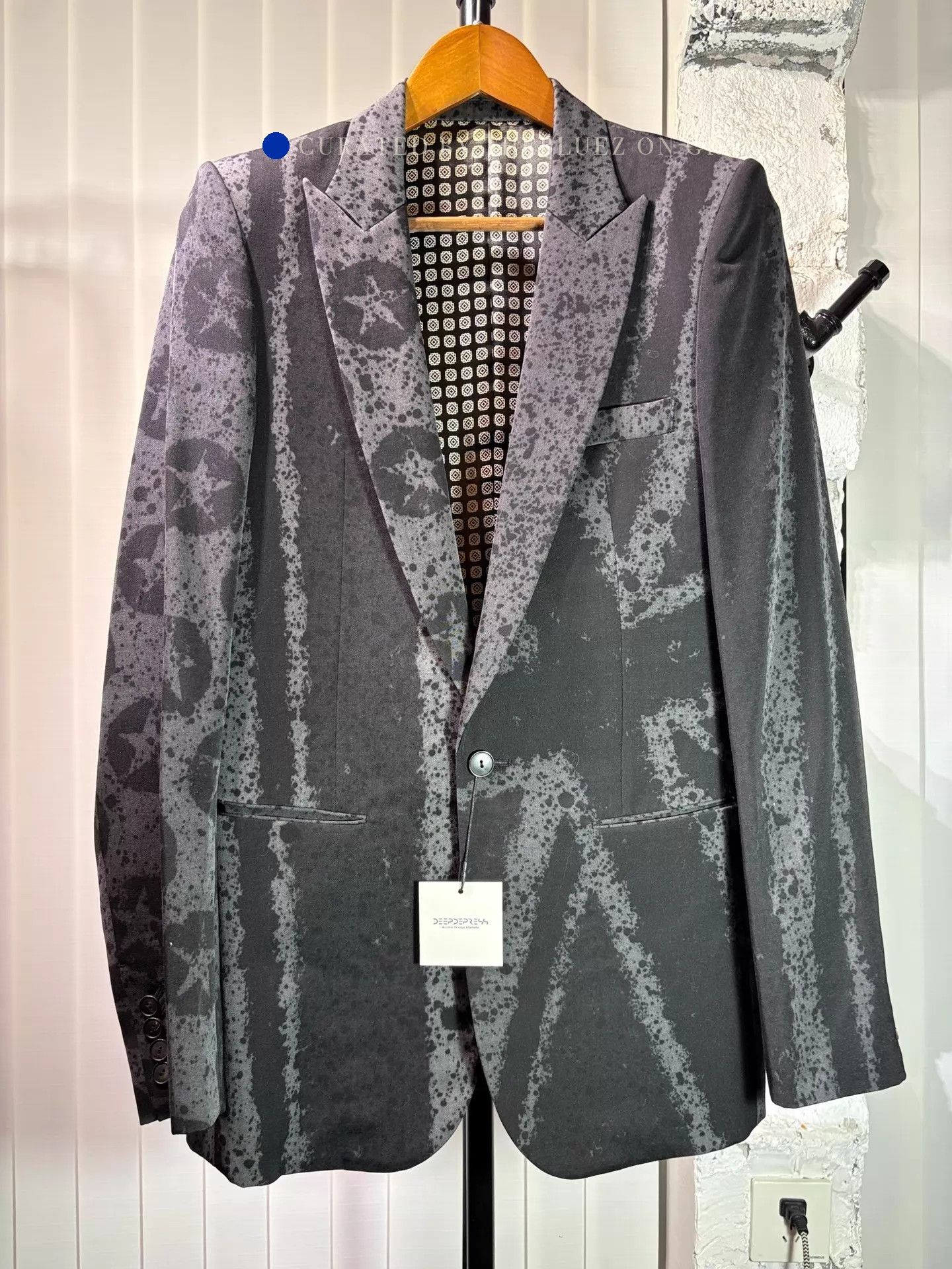Number (N)ine Black UK Flag Blazer Size US M / EU 48-50 / 2 - 1 Thumbnail