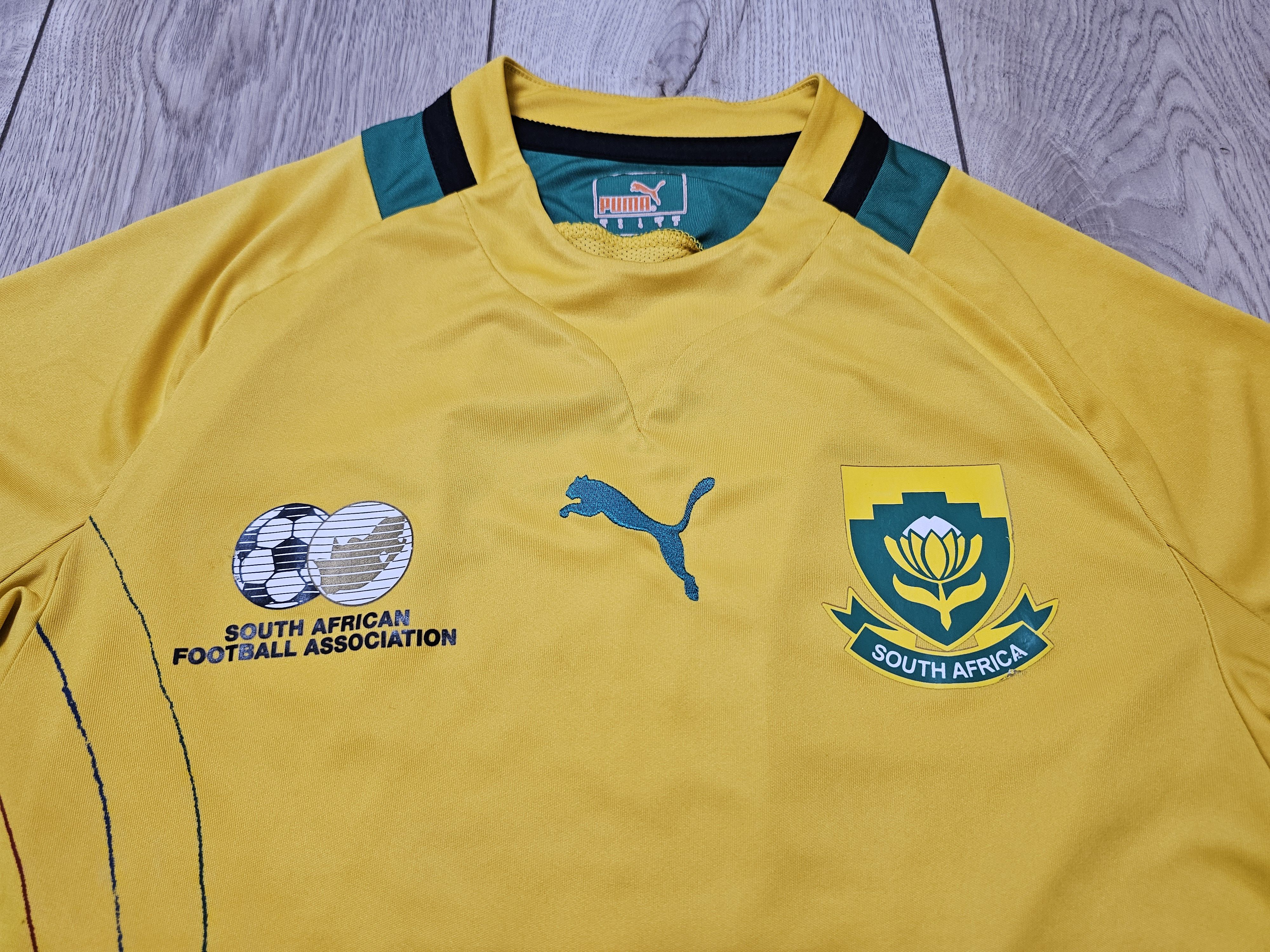 All Sport SOUTH AFRICA 2012 2013 HOME FOOTBALL SHIRT SOCCER JERSEY Size US S / EU 44-46 / 1 - 3 Thumbnail