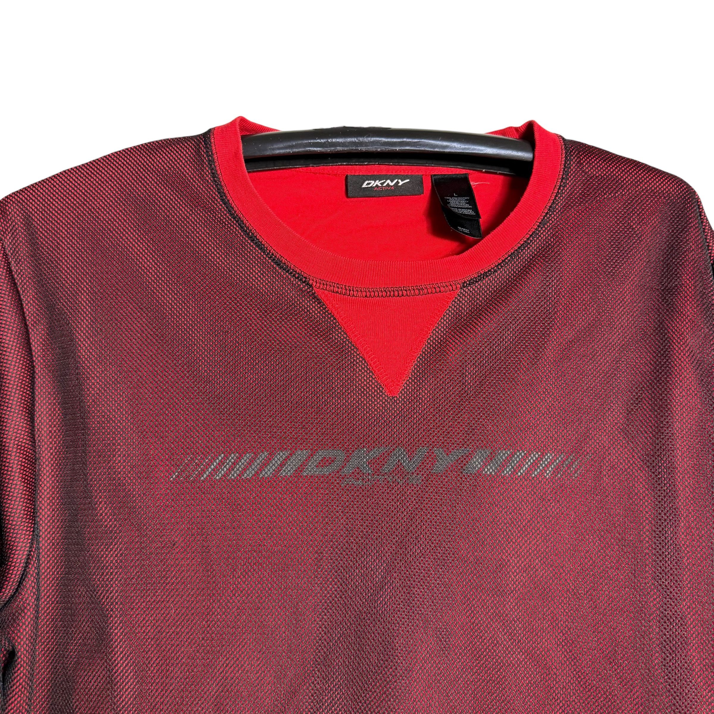 DKNY 🔥RARE🔥DKNY Active 2 Layer Pullover Sweatshirt Size US L / EU 52-54 / 3 - 2 Thumbnail