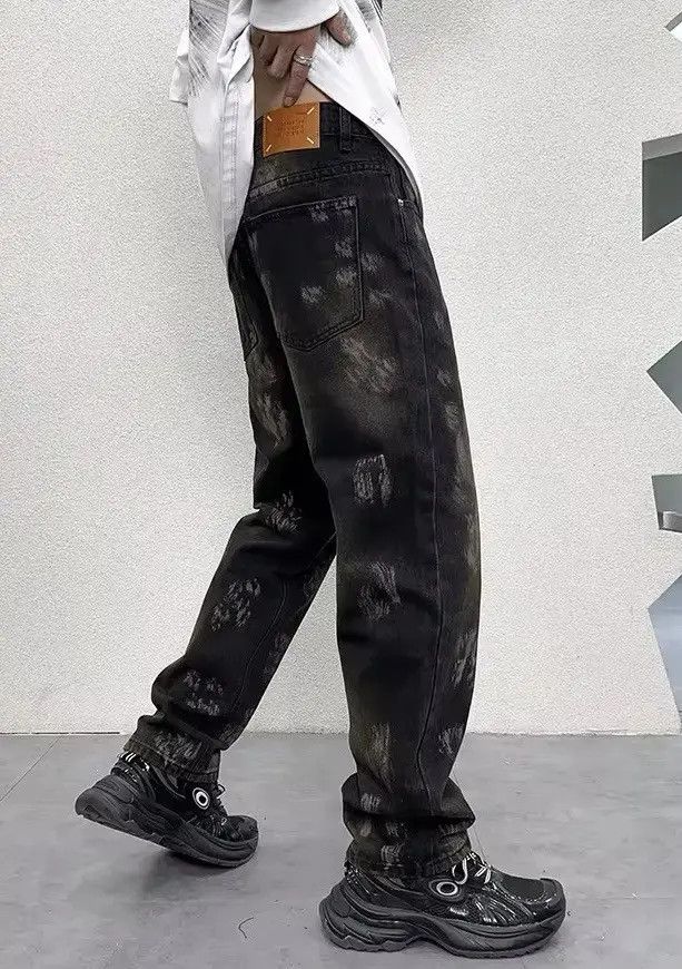 Japanese Brand Streetwear Design Loose Retro Washed Jeans Size US 32 / EU 48 - 6 Thumbnail