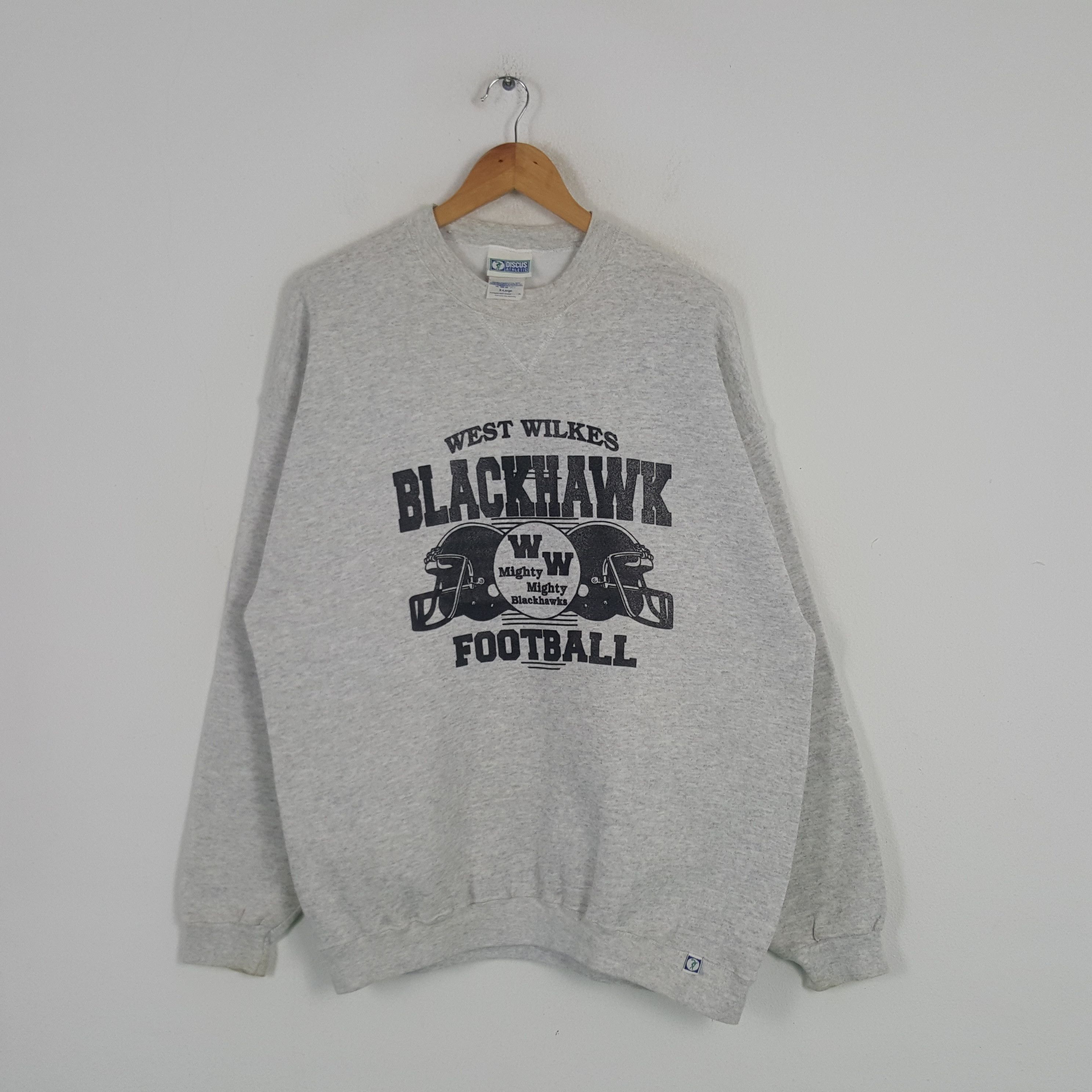 Blackhawk! × NFL × Vintage Vintage Blackhawk Football Team Sweatshirt Size US L / EU 52-54 / 3 - 1 Thumbnail