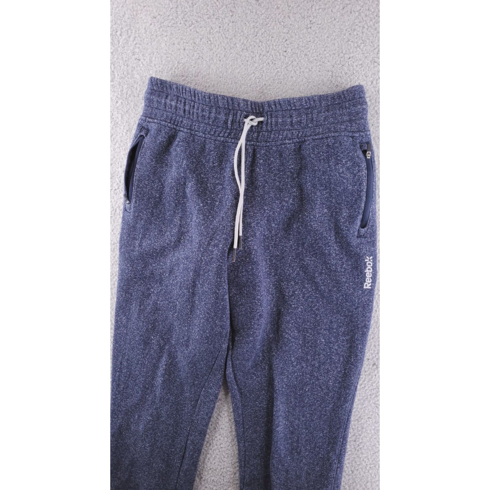 Reebok Reebok Jogger Pants Mens M Blue Skinny Tapered Sweatpants Regular Waist 32 Activewear Pants Mens Blue Jogger Reebok Skinny Tapered Sweatpants Size US 31 - 2 Thumbnail