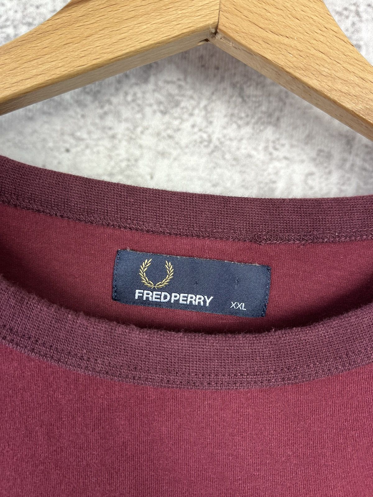 Designer × Fred Perry × Vintage Fred Perry - basic logoringer t-shirt J Size US XL / EU 56 / 4 - 3 Thumbnail