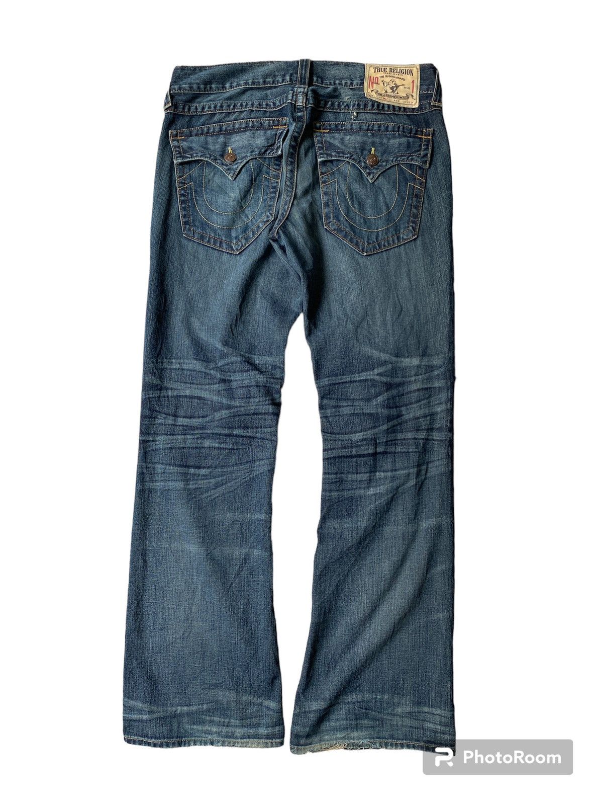Tornado Mart × True Religion True Religion Billy Revolution 1st Edition Flare Denim Size US 34 / EU 50 - 1 Thumbnail