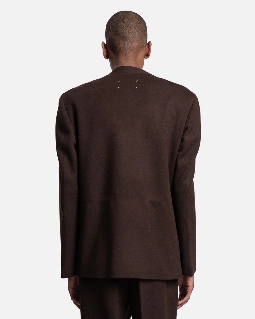 Maison Margiela o1y1124 Cardigan Style Jacket in Brown Size US XS / EU 42 / 0 - 3 Thumbnail