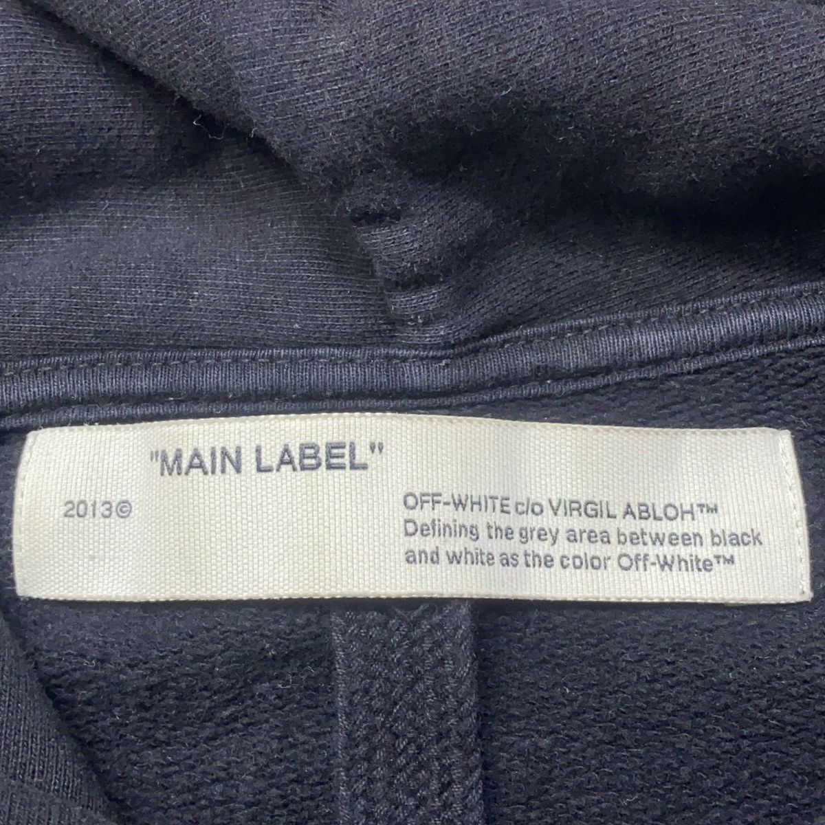 Off-White OFF-White c/o Virgil Abloh "Painted" Black Hoodie Size US XL / EU 56 / 4 - 4 Thumbnail