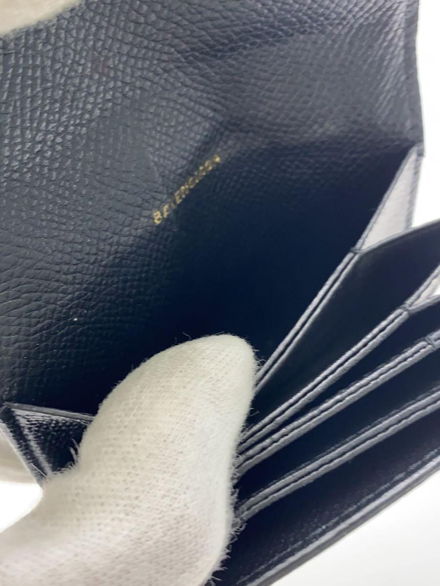 Balenciaga Balenciaga Leather Card Case Black Size ONE SIZE - 6 Thumbnail