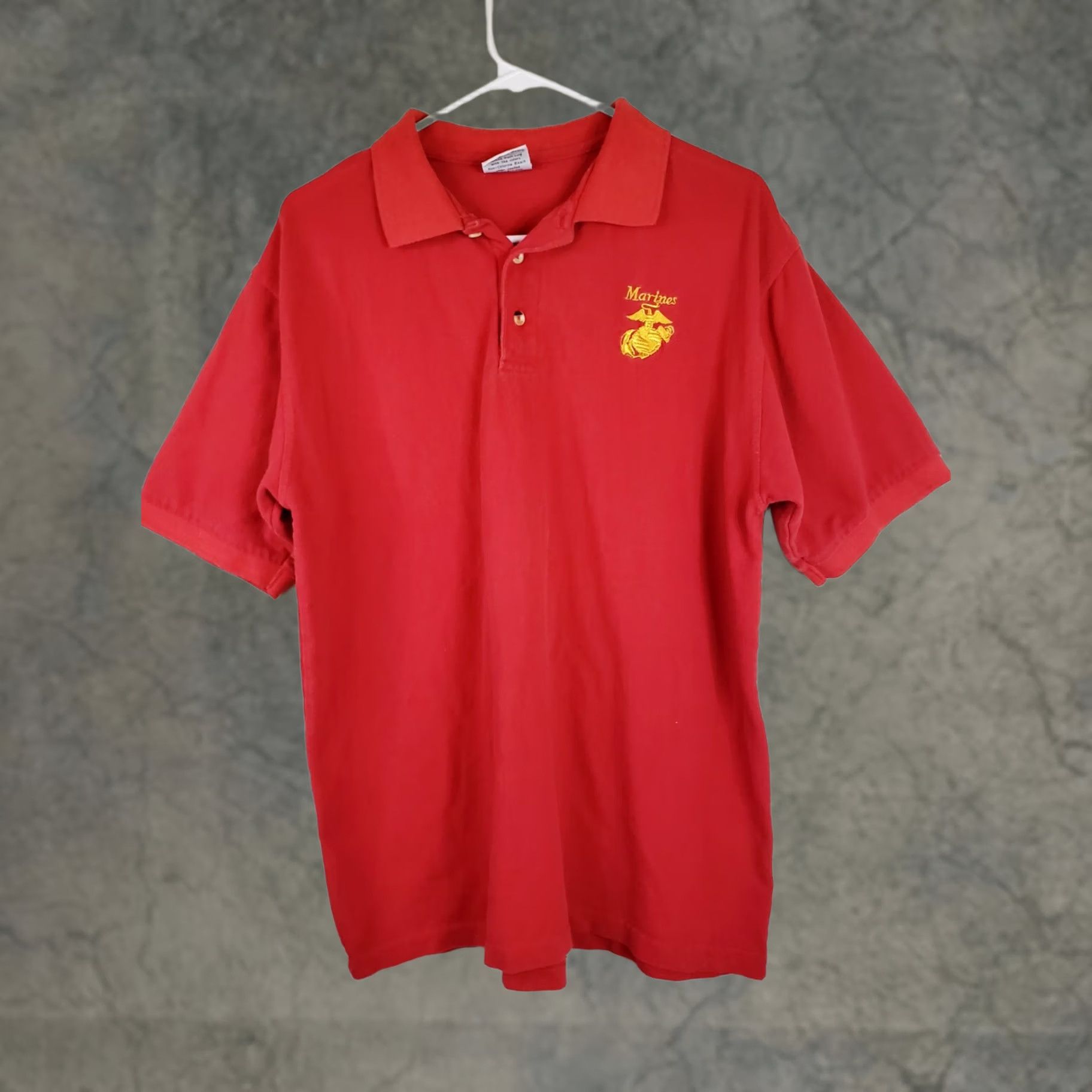 Rothco Rothco POLO SHIRT L USMC EMBROIDERED Red MARINES OFFICIALLY LICENSED Mens Size US L / EU 52-54 / 3 - 1 Thumbnail