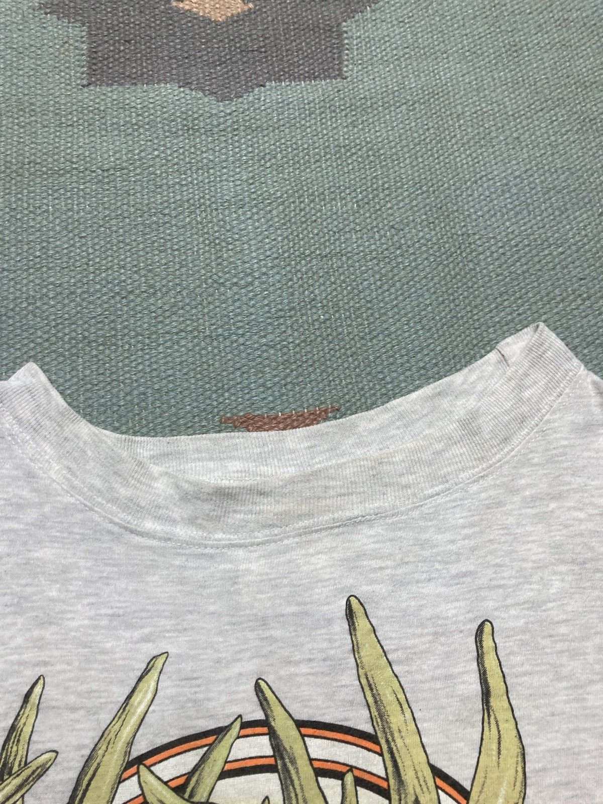Vintage Vtg graphic t shirt deer buck animal hunting nature te large Size US L / EU 52-54 / 3 - 5 Thumbnail