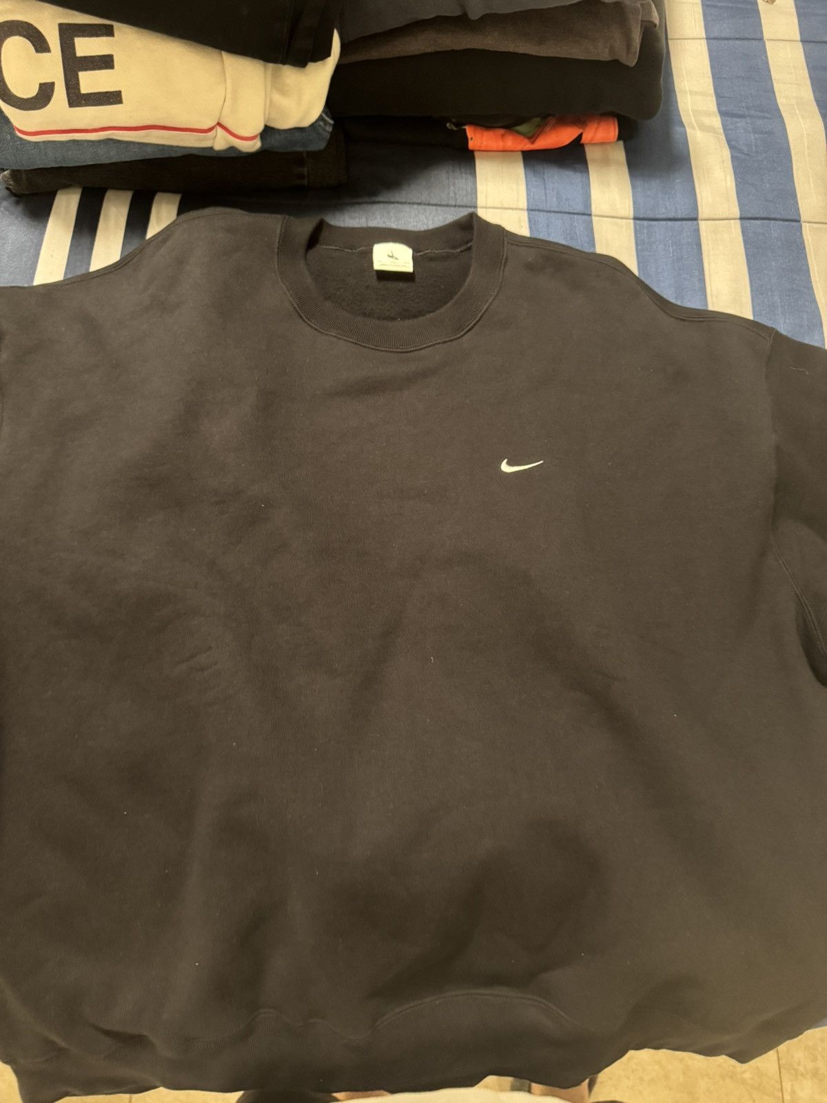 FaZe × Nike Nike LeBron x Faze Clan Men’s Fleece Crew Black 2XL Size US XXL / EU 58 / 5 - 5 Thumbnail