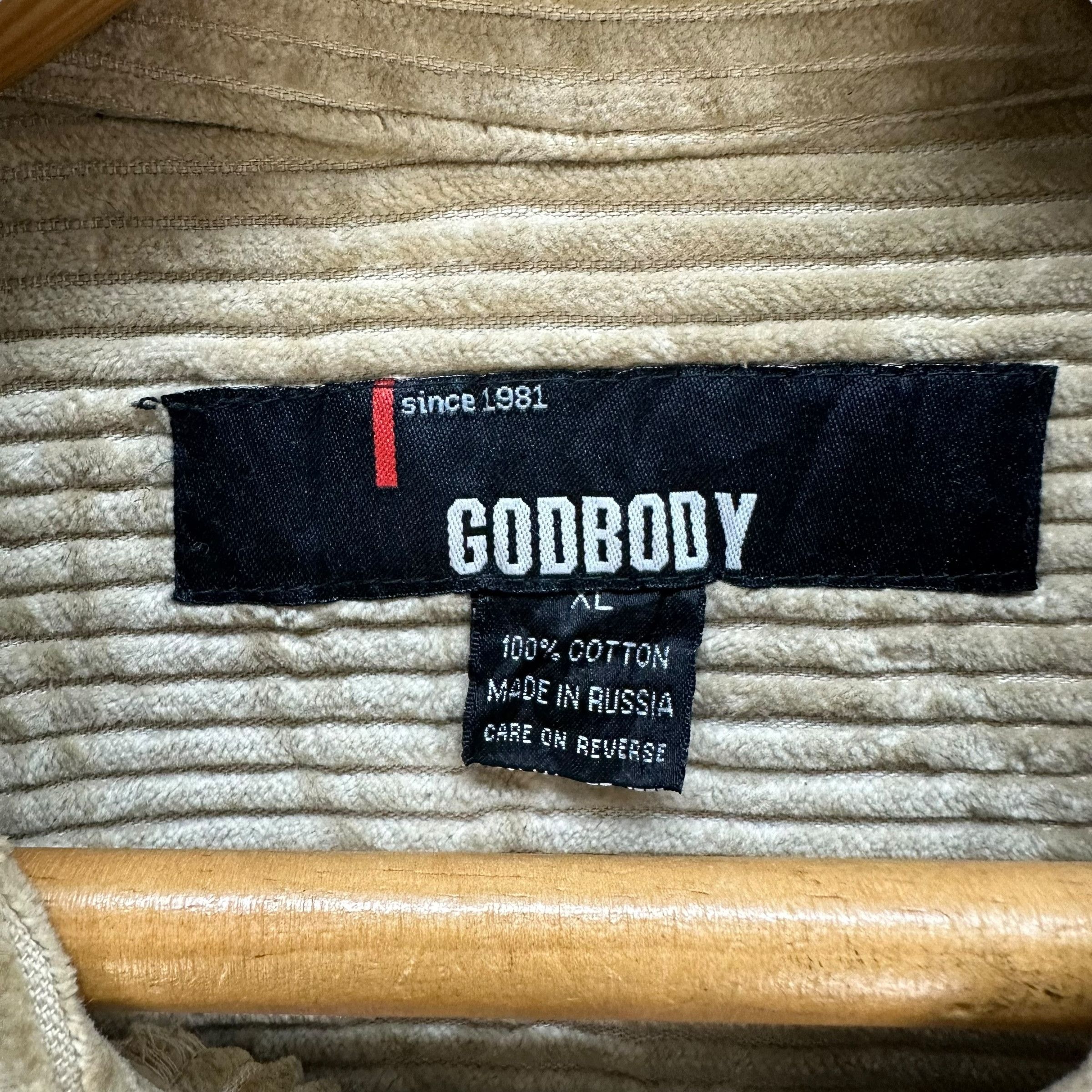 Vintage GODBODY 2 Pocket Work Corduroy Button Jacket #A15-0377 Size US XL / EU 56 / 4 - 8 Thumbnail