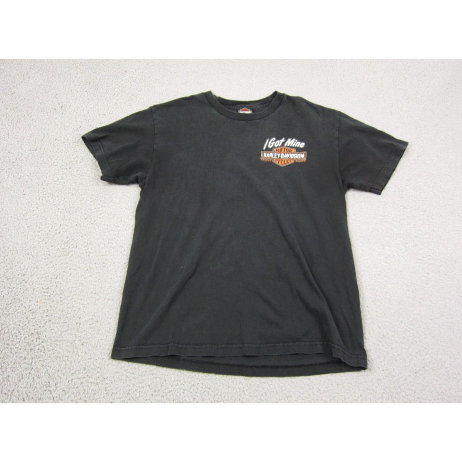 Harley Davidson Harley-Davidson Shirt Mens L Black I Got Mine T-Shirt Logo Vintage: No Size US L / EU 52-54 / 3 - 2 Thumbnail