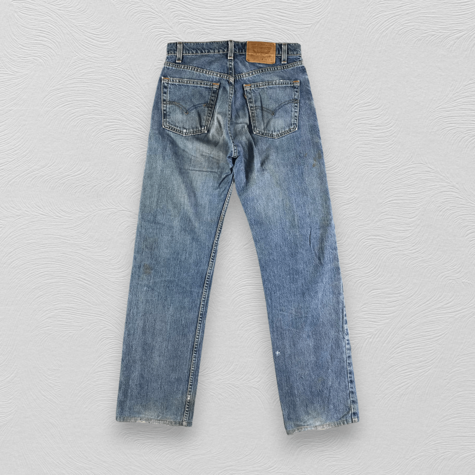 Levi's Vintage 90s Levis 519 Jeans Dirty Wash Denim KJ2451 Size US 29 - 2 Thumbnail