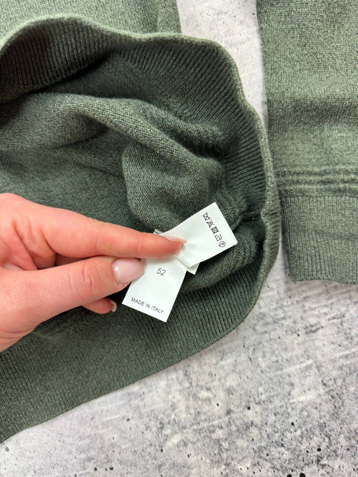 Brunello Cucinelli Brunello Cucinelli Classic Green Jumper Sweater Men Size M Size US M / EU 48-50 / 2 - 12 Thumbnail