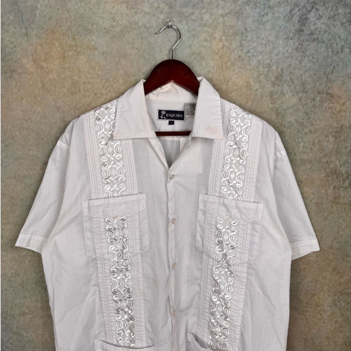 Vintage VTG 90s Button Down Short Sleeve Shirt Sz L Embroidered Size US L / EU 52-54 / 3 - 2 Thumbnail