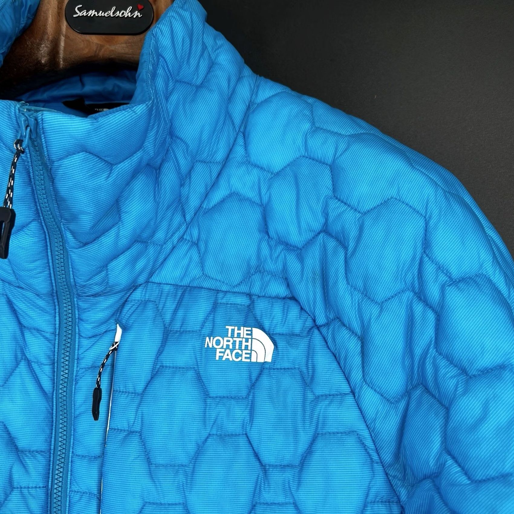 The North Face The North Face Thermoball Eco Puffer Jacket Blue Size Medium Full Zip Quilted Size US M / EU 48-50 / 2 - 2 Thumbnail