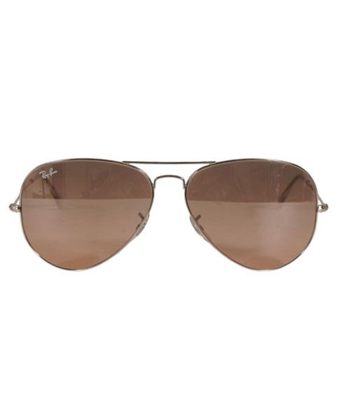 RayBan Aviator Large Metal Sunglasses Silver RB 3025 Size ONE SIZE - 1 Thumbnail
