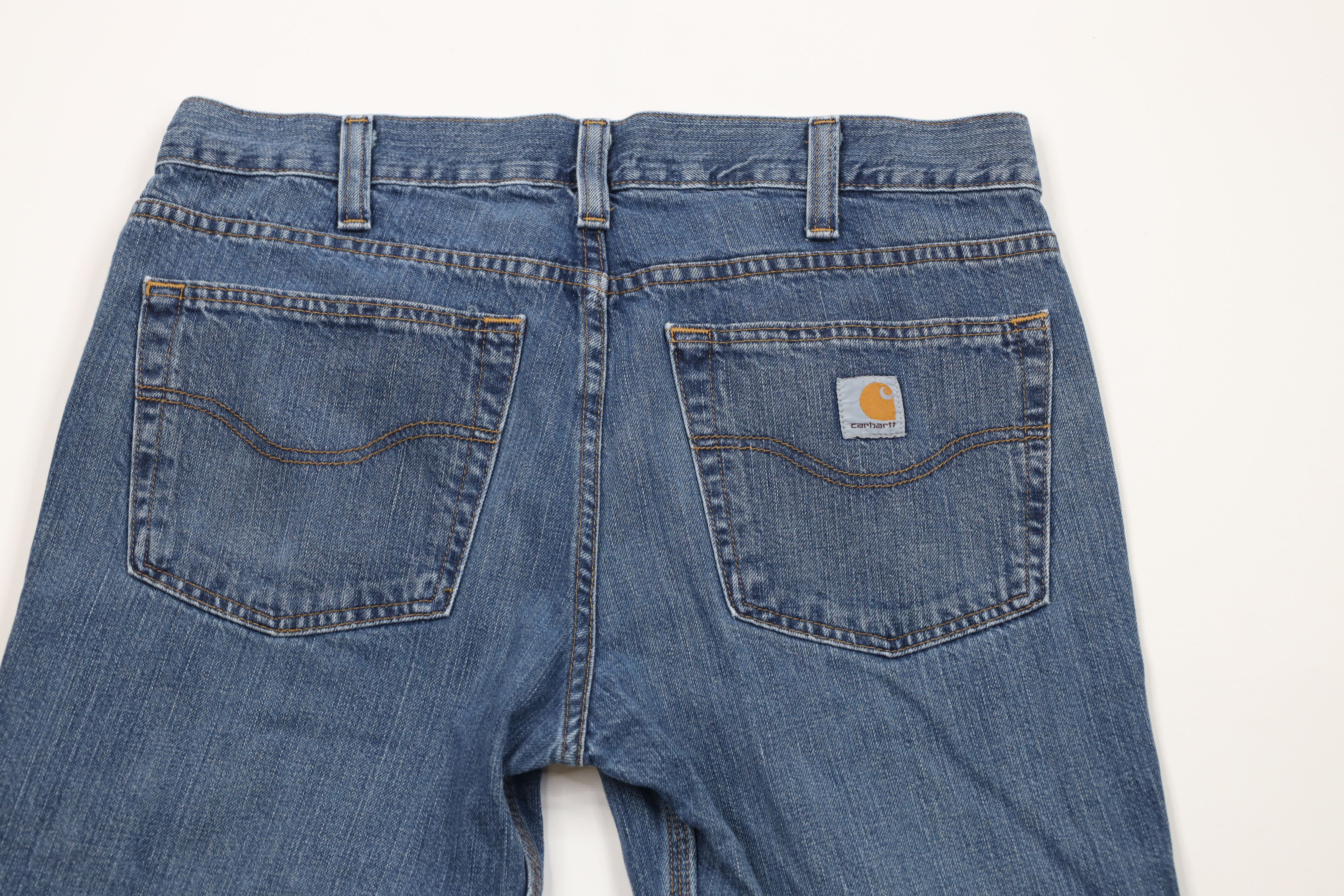 Carhartt Vintage Y2K Carhartt Spell Relaxed Straight Leg Jeans Blue Size US 34 / EU 50 - 9 Thumbnail