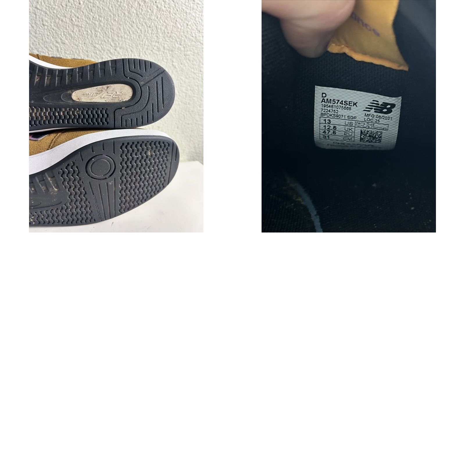 New Balance New Balance All Coasts AM574 Sneakers Men 13 Brown Black 574 Athletic Low Top Shoe Size US 13 / EU 46 - 11 Thumbnail