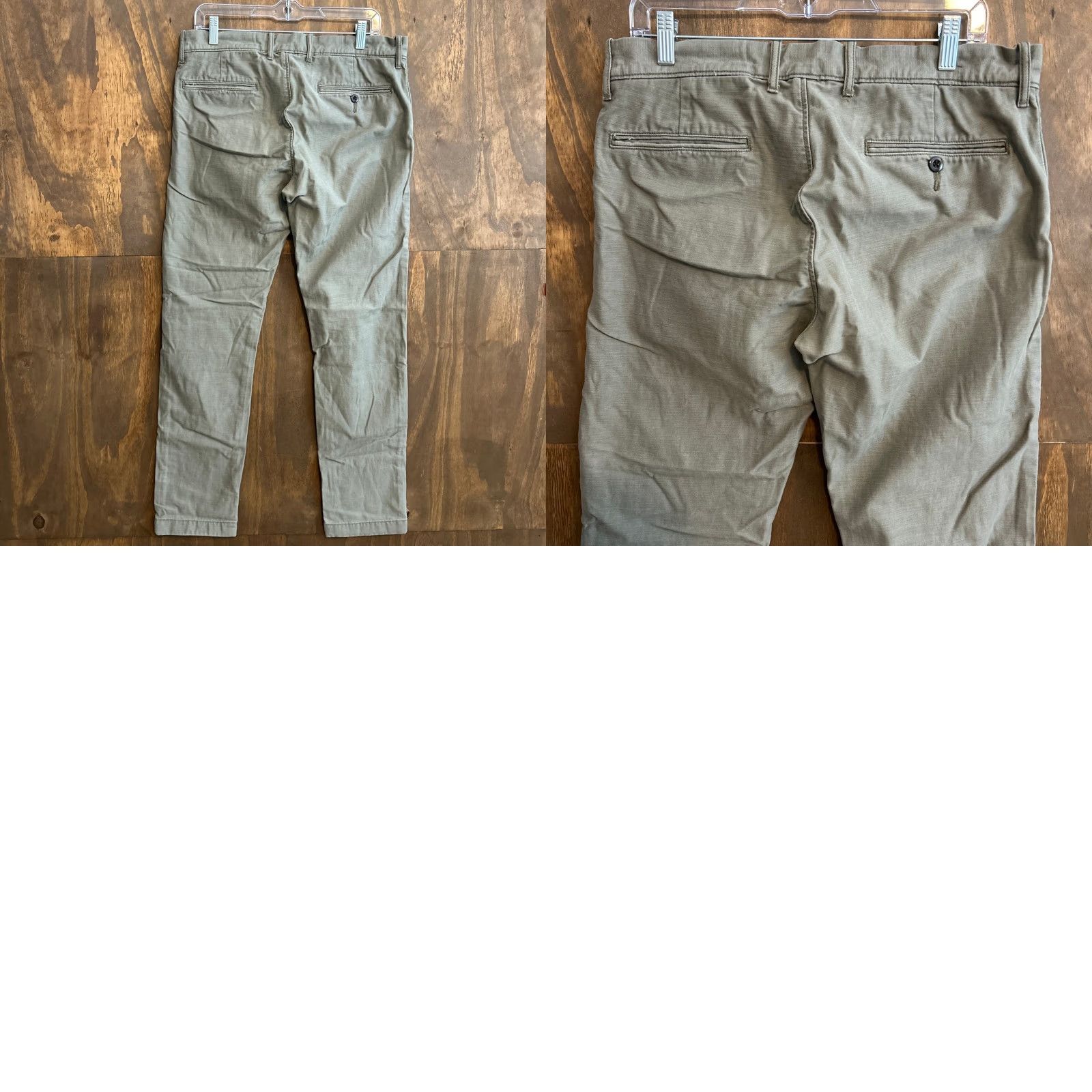 J.Crew J.CREW Mens Pants Green 484 Slim Straight Leg Chinos 100% Cotton 32x32 Size US 33 - 9 Thumbnail