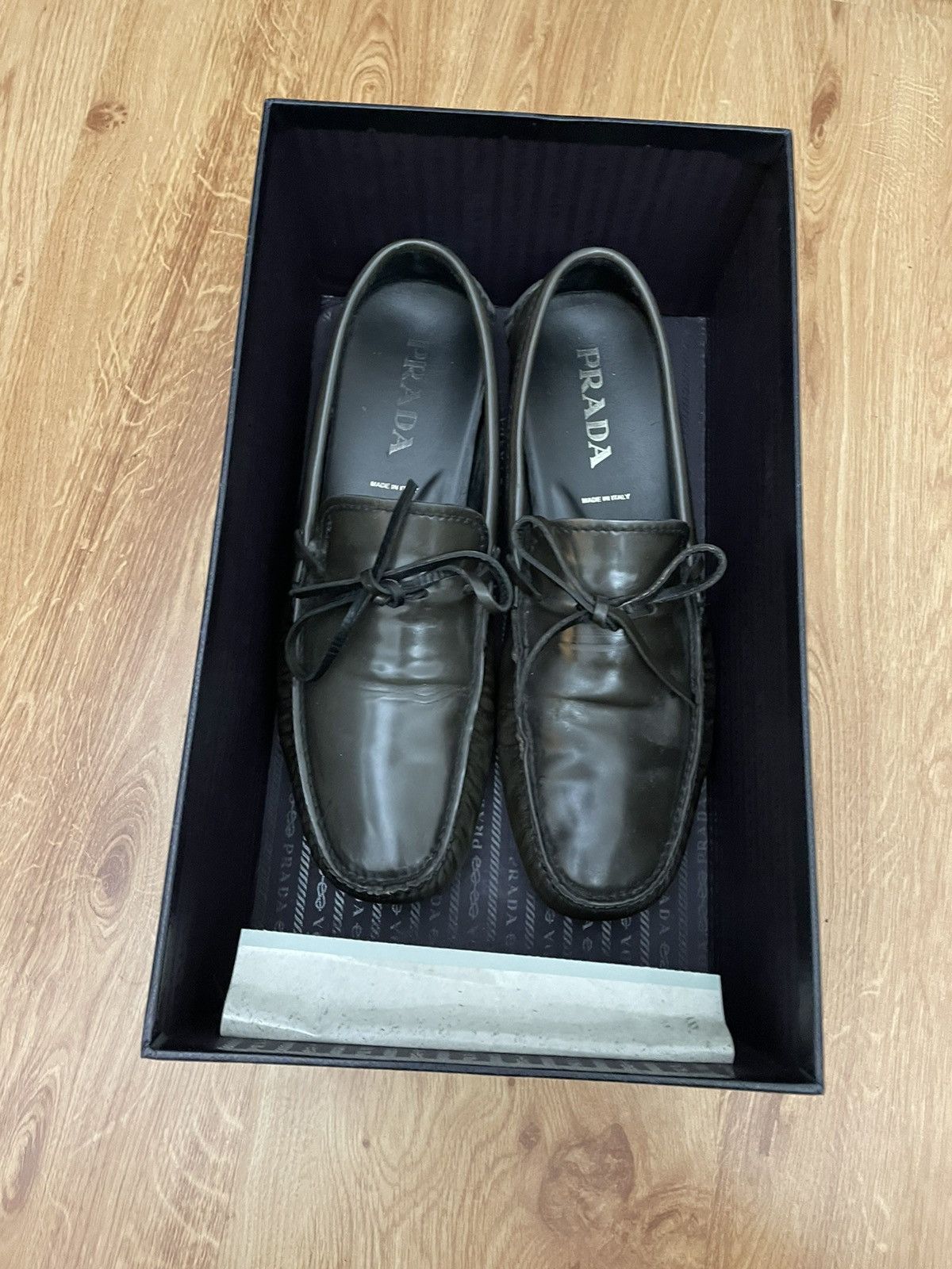 Prada Prada Mokassins Size US 11.5 / EU 44-45 - 18 Thumbnail