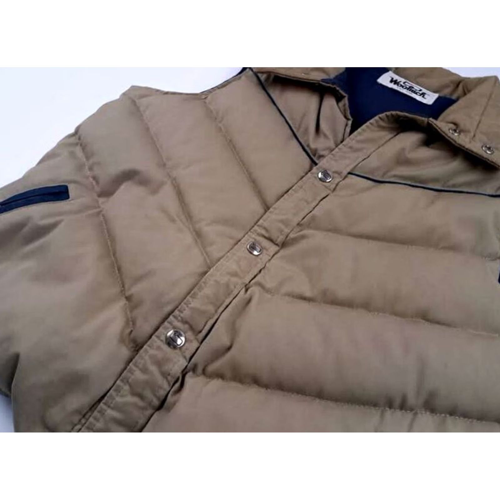 Vintage Woolrich Vest Outdoor Down Woolrich Mulit-Texture? (Please ignore) Size US L / EU 52-54 / 3 - 4 Thumbnail