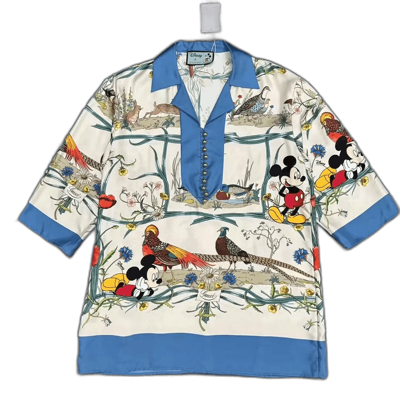 Gucci Gucci Disney Silk Short Sleeve Pajama-2506 Size US M / EU 48-50 / 2 - 1 Thumbnail