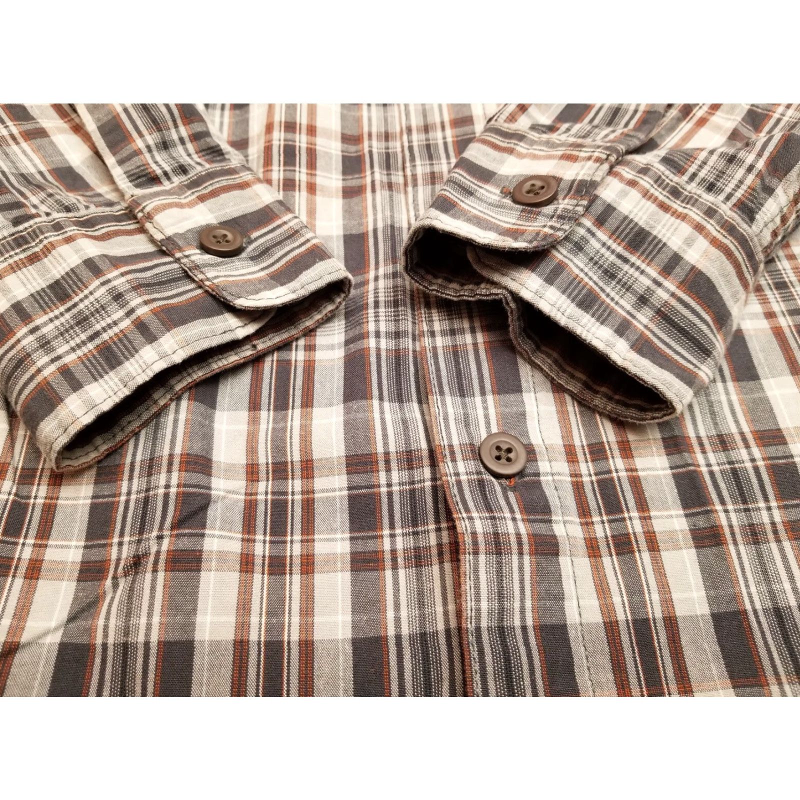Wrangler Wrangler Shirt Mens M Purple Plaid Long Sleeve Button-Down Utility Casual Size US M / EU 48-50 / 2 - 4 Thumbnail