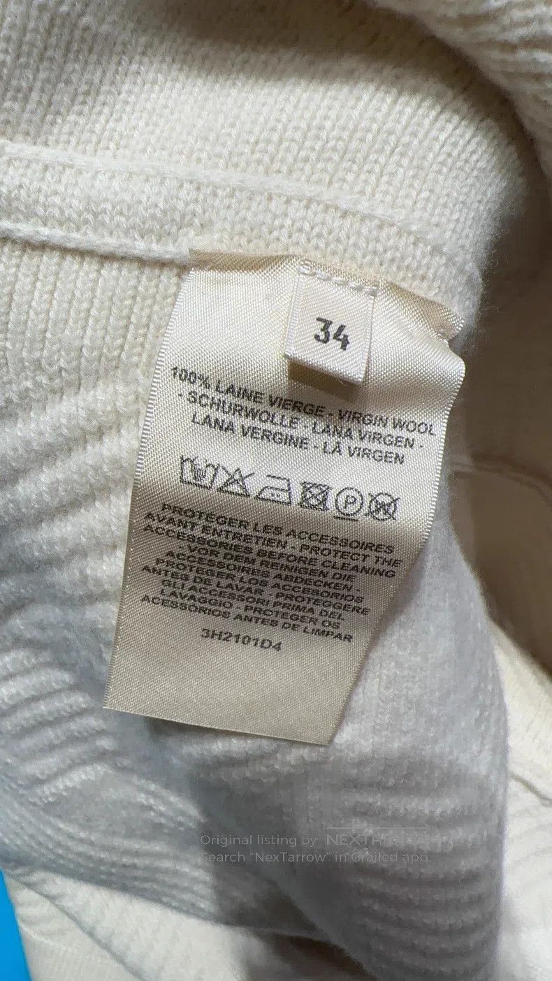 Hermes Hermes Knitted Cashmere Raglan Sleeve Coat Size XXS / US 00 / IT 34 - 8 Thumbnail