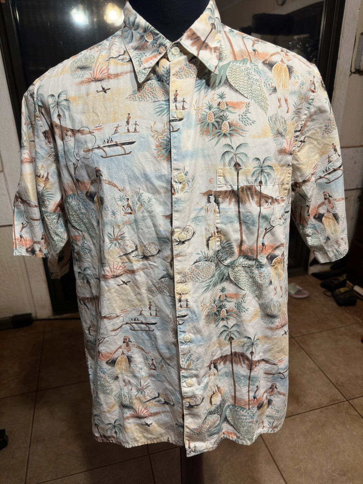 Reyn Spooner Reyn Spooner Hawaiian Print Multicolored Men's Large Size US L / EU 52-54 / 3 - 1 Thumbnail