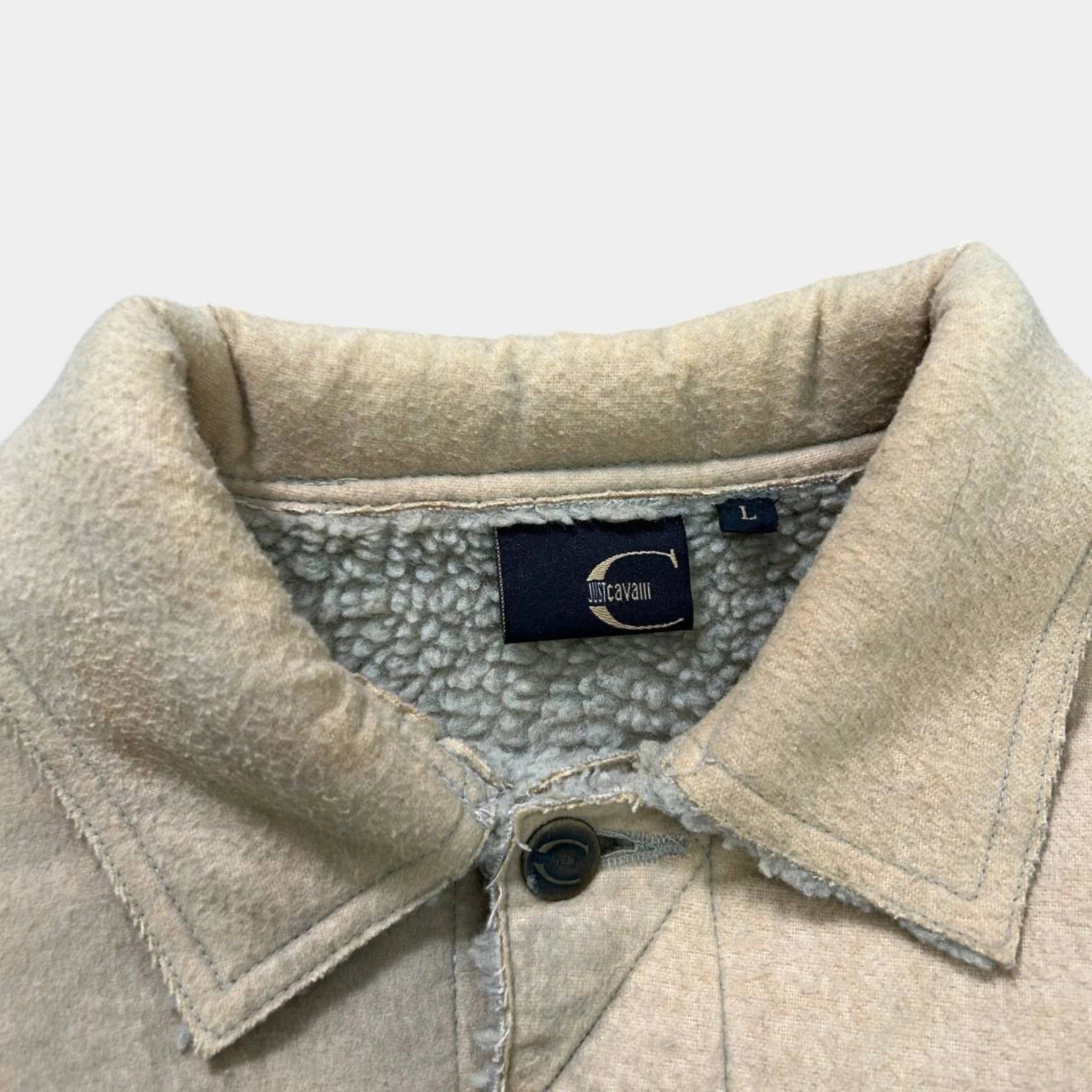 Just Cavalli Just Cavalli Sherling Raw Edge Jacket Size US S / EU 44-46 / 1 - 5 Thumbnail