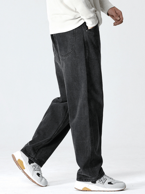 Japanese Brand × Jean Loose washed men's distressed wide-leg jeans y2k Size US 32 / EU 48 - 4 Thumbnail