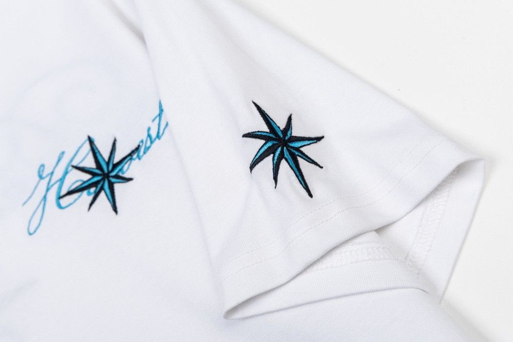 Japanese Brand Casual Loose-Fit T-Shirt with Star Embroidery Size US M / EU 48-50 / 2 - 4 Thumbnail