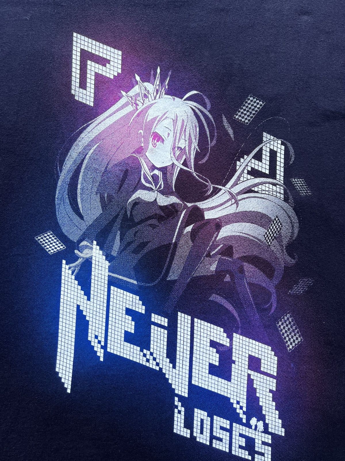 Vintage ‘00s No Game No Life Shiro Solo Anime Tee Shirt Akira Naruto Size US L / EU 52-54 / 3 - 4 Thumbnail