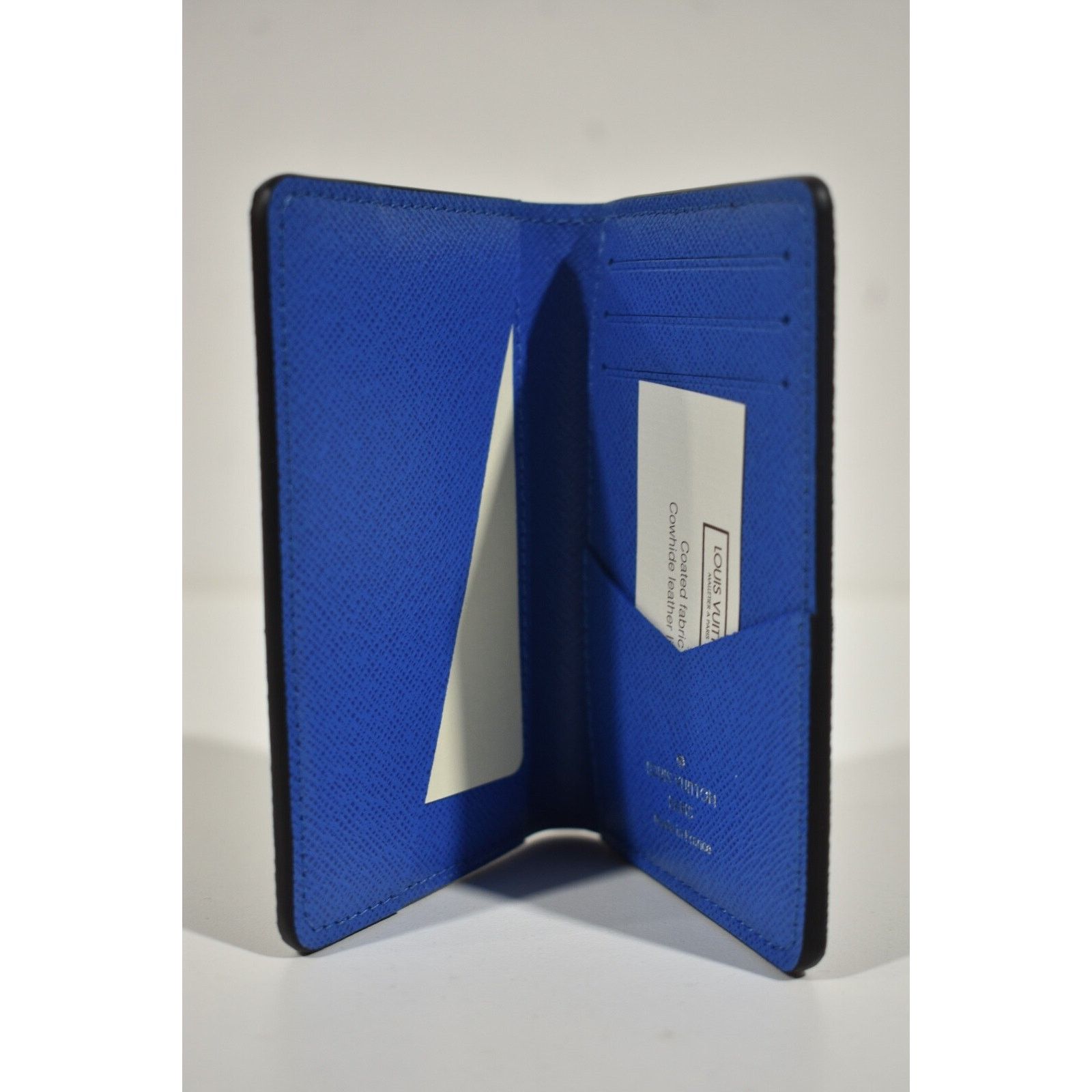 Louis Vuitton Louis Vuitton Blue Monogram Logo Pocket Organizer Wallet Size ONE SIZE - 5 Thumbnail