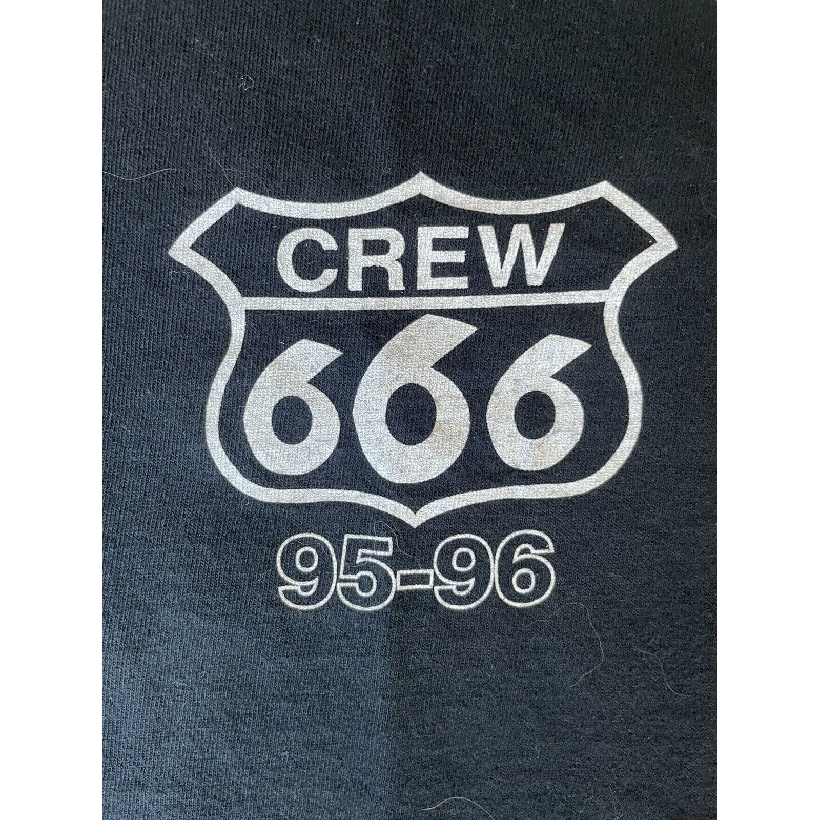 Vintage Vintage Rob Zombie 90s Tour T-Shirt XL Crew ROUTE 666 RARE Size US XL / EU 56 / 4 - 2 Thumbnail