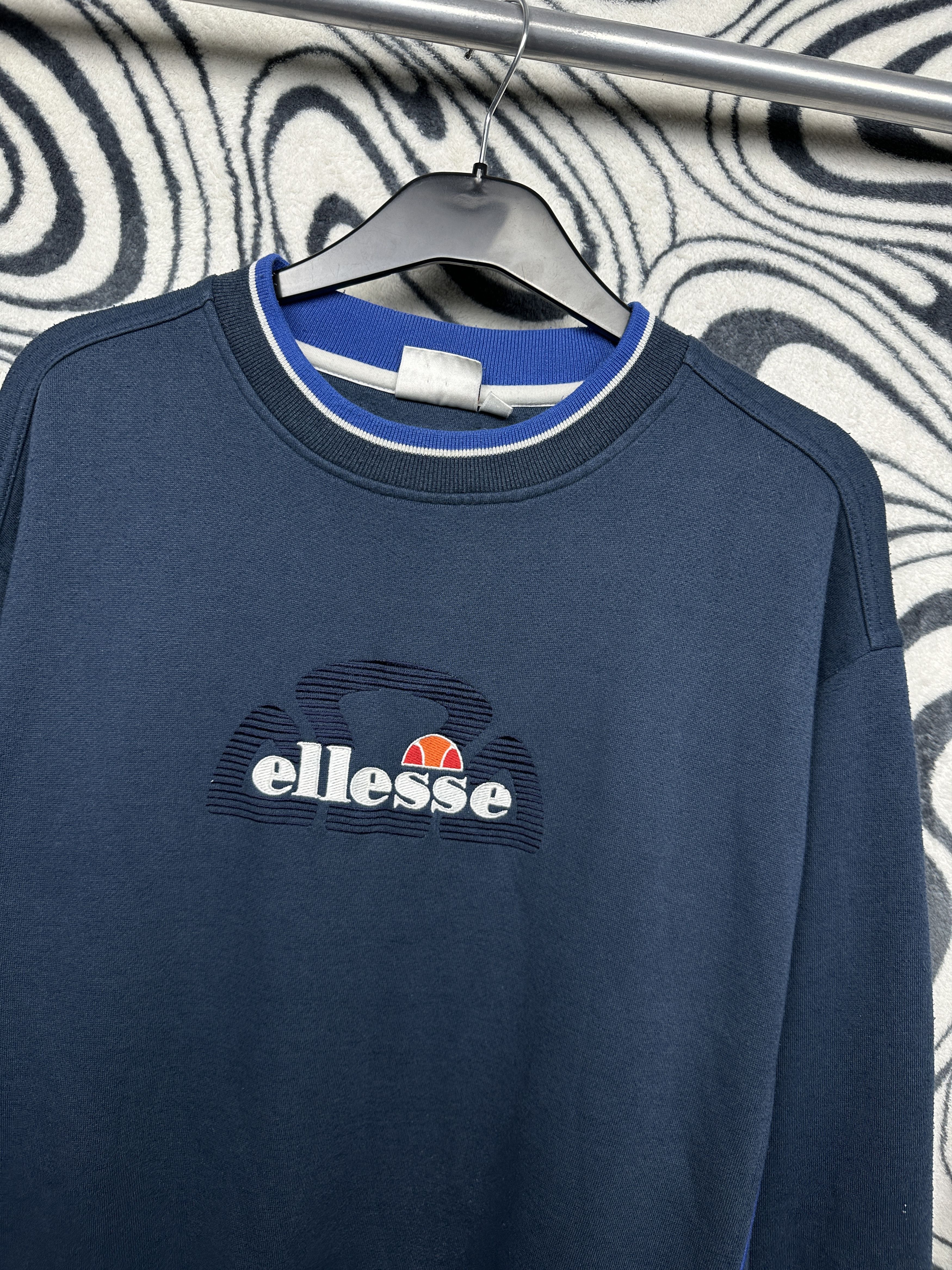 Ellesse Ellesse 90s Vintage Mens Sweatshirt Size US M / EU 48-50 / 2 - 2 Thumbnail