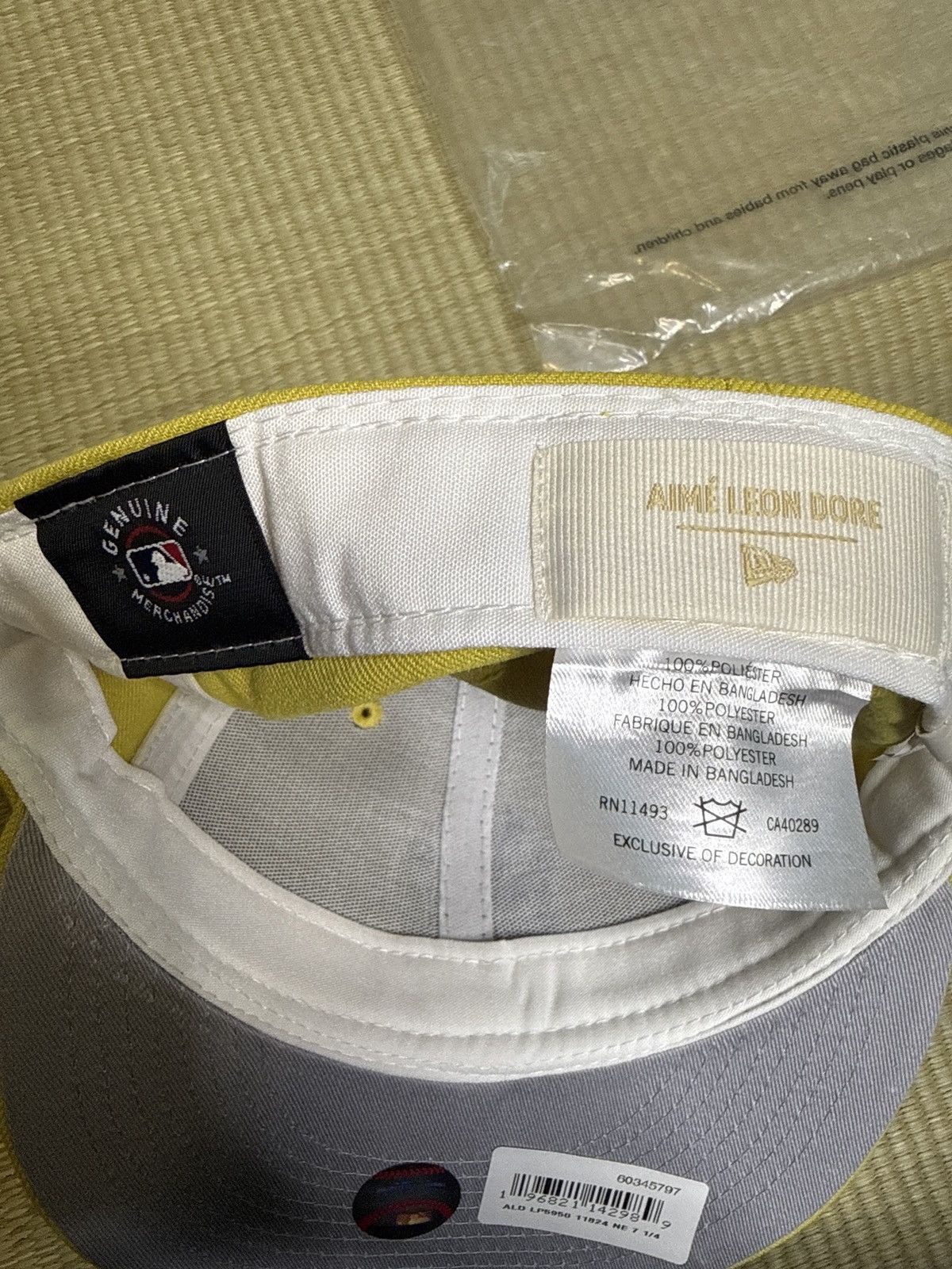 Aime Leon Dore × New Era New Aime Leon Dore New Era Fitted 7 1/4 Yellow Size ONE SIZE - 5 Thumbnail