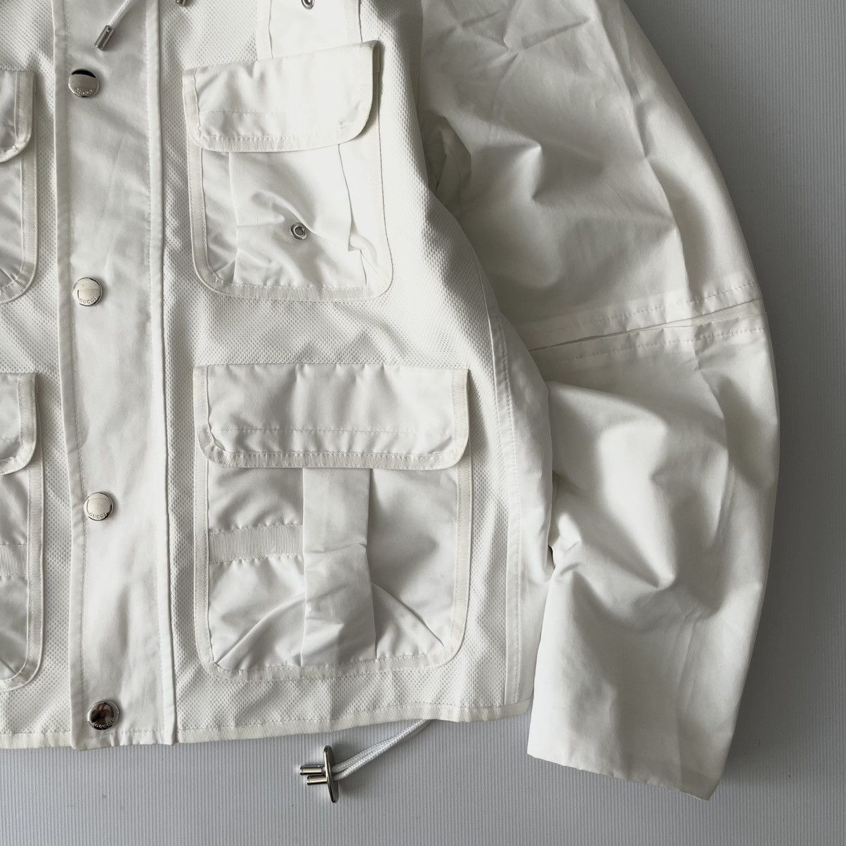 Gucci Extremely Rare Gucci Synthetic Multipocket Jacket Size US L / EU 52-54 / 3 - 4 Thumbnail