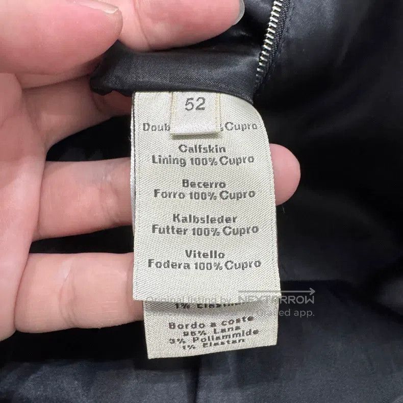 Hermes Hermes Moss Green Leather Jacket Size US L / EU 52-54 / 3 - 3 Thumbnail