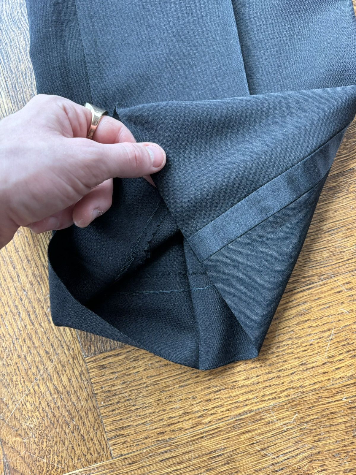 Vintage 1950s Tuxedo Mohair Wool England Vintage Two Piece Shawl 50R Size 50R - 9 Thumbnail