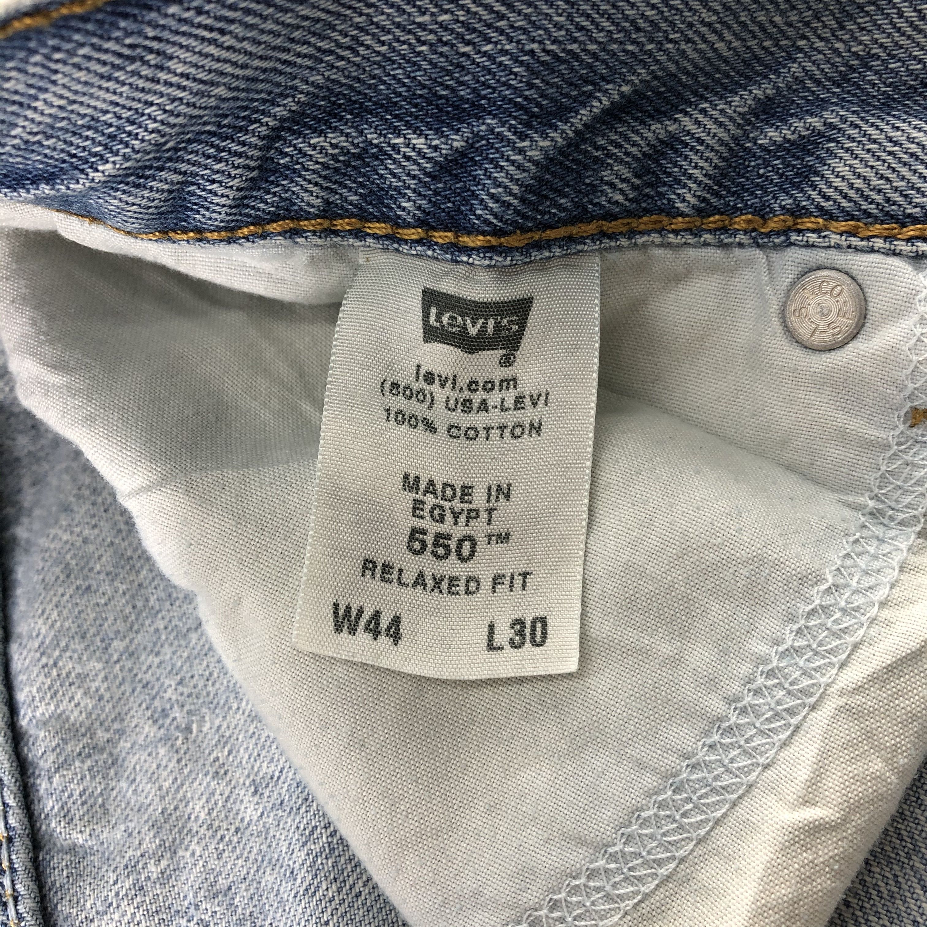 Levi's Vintage Levis 550 Light Wash Jeans-J1291 Size US 43 - 11 Thumbnail