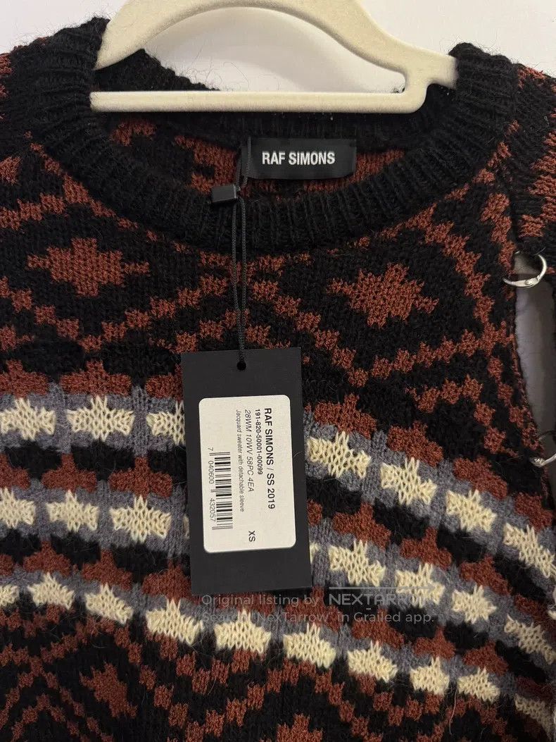 Raf Simons Raf Simons Silver Thread Metal Ring Sweater Size US S / EU 44-46 / 1 - 5 Thumbnail